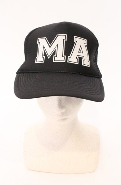 画像1: Moonage Devilment / MA メッシュキャップ  ブラックｘホワイト O-26-02-15-034-Mo-0-YM-OS (1)