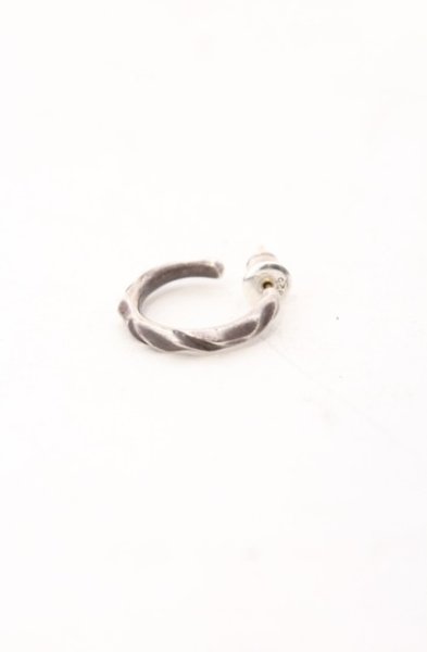 画像2: DEAL DESIGN / LTD DRIFT CUT HOOP：M ピアス  シルバー O-26-02-15-044-DE-ac-YM-OS (2)