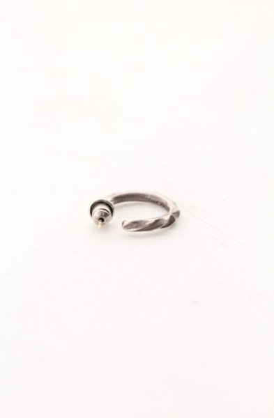 画像3: DEAL DESIGN / LTD DRIFT CUT HOOP：M ピアス  シルバー O-26-02-15-044-DE-ac-YM-OS (3)