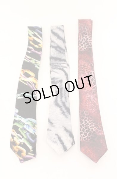 画像1: BLACK VARIA / ネクタイ3本セット  マルチ：シルバー：レッド O-26-02-15-045-BL-0-YM-ZT0218X (1)