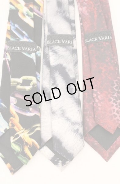 画像2: BLACK VARIA / ネクタイ3本セット  マルチ：シルバー：レッド O-26-02-15-045-BL-0-YM-ZT0218X (2)