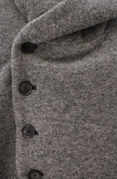 画像2: NO ID. BLACK / WTグラデーションフーデッドコート 1 グレー O-26-02-15-008-NO-ou-YM-OS (2)