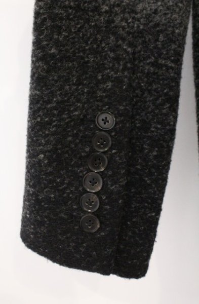 画像3: NO ID. BLACK / WTグラデーションフーデッドコート 1 グレー O-26-02-15-008-NO-ou-YM-OS (3)