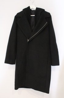 NO ID. BLACK / WTグラデーションフーデッドコート 1 グレー O-26-02