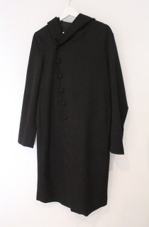 NO ID. BLACK / WTグラデーションフーデッドコート 1 グレー O-26-02