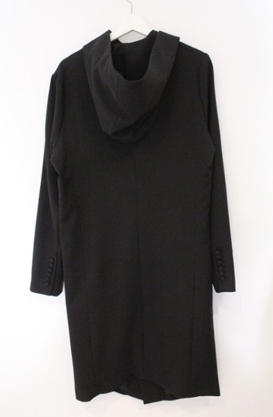 画像4: NO ID. BLACK / TRストレッチフーデッドコート 1 ブラック O-26-02-15-010-NO-ou-YM-OS (4)
