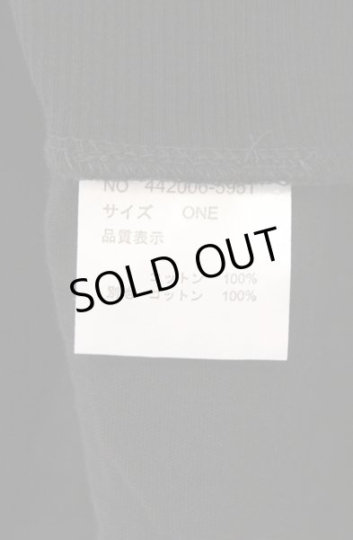 画像5: NO ID. BLACK / C天竺クロスシームドレープネックポンチョ ONE ブラック O-26-02-15-011-NO-to-YM-ZT0218X (5)