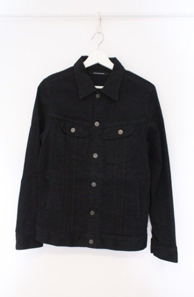 画像1: Moonage Devilment / GLAM ADDICTION LIMITED DENIM ジャケット 44 ブラック O-26-02-15-002-Mo-ja-YM-OS (1)