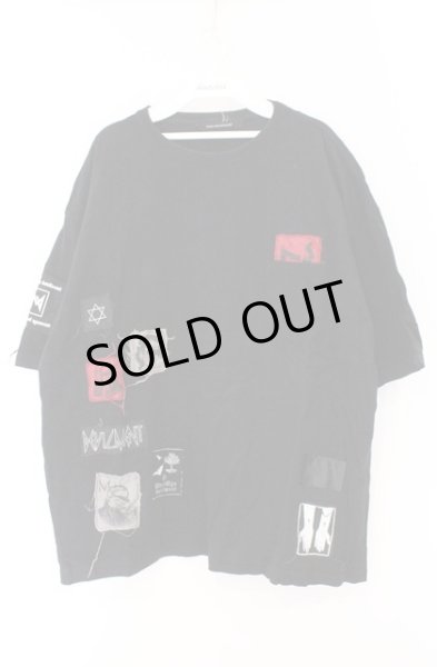 画像1: Moonage Devilment / パッチデザインBIG Tシャツ  ブラック O-26-02-15-017-Mo-ts-YM-OS (1)