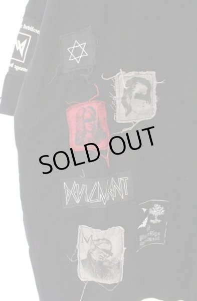 画像2: Moonage Devilment / パッチデザインBIG Tシャツ  ブラック O-26-02-15-017-Mo-ts-YM-OS (2)