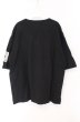 画像3: Moonage Devilment / ステッチデザインBIG Tシャツ  ブラック O-26-02-15-018-Mo-ts-YM-OS (3)