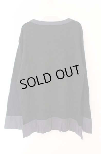 画像3: Moonage Devilment / 2TONE L/S カットソー 44 ブラックｘチャコール O-26-02-15-019-Mo-to-YM-OS (3)