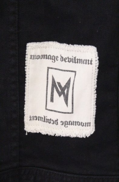 画像4: Moonage Devilment / GLAM ADDICTION LIMITED DENIM ジャケット 44 ブラック O-26-02-15-002-Mo-ja-YM-OS (4)