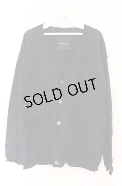 画像1: Moonage Devilment / BIG カーディガン 44 ブラック O-26-02-15-020-Mo-to-YM-ZT0218X (1)