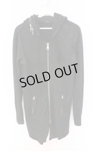 画像1: CIVARIZE / SaviorコーティングZIPフードパーカー 44 ブラック O-26-02-16-006-CI-to-YM-OS (1)