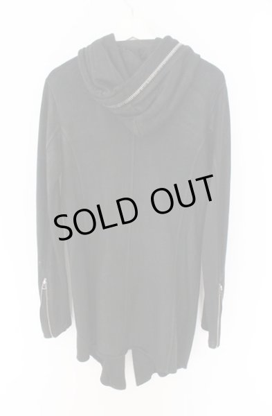 画像2: CIVARIZE / SaviorコーティングZIPフードパーカー 44 ブラック O-26-02-16-006-CI-to-YM-OS (2)