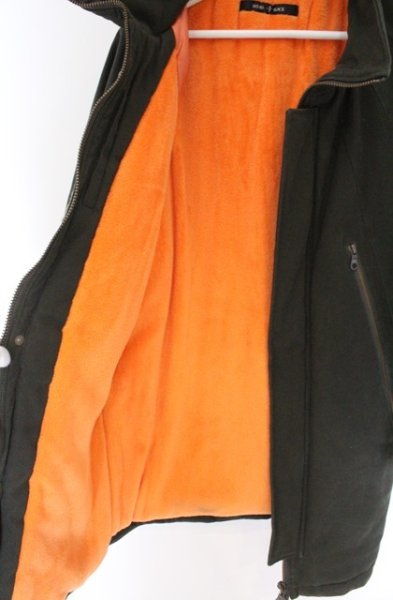 画像3: NO ID. BLACK / マルチシームハイカラーハーフコート ONE カーキ O-26-02-16-001-NO-ou-YM-OS (3)