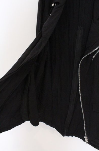 画像3: CIVARIZE / Haterレーヨンアシメライダースジャケット 44 ブラック O-26-02-16-007-CI-ja-YM-OS (3)