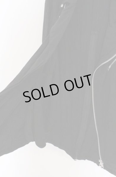 画像3: CIVARIZE / Haterレーヨンアシメライダースジャケット 44 ブラック O-26-02-16-007-CI-ja-YM-ZT008 (3)