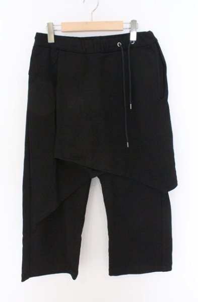 画像1: NO ID. BLACK / ラップバギーアンクルパンツ 2 ブラック O-26-02-16-016-NO-pa-YM-OS (1)