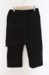 画像3: NO ID. BLACK / ラップバギーアンクルパンツ 2 ブラック O-26-02-16-016-NO-pa-YM-OS (3)