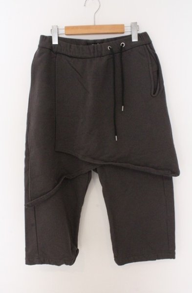 画像1: NO ID. BLACK / ラップバギーアンクルパンツ ONE グレー O-26-02-16-017-NO-pa-YM-OS (1)