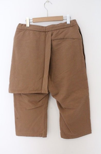 画像2: NO ID. BLACK / ラップバギーアンクルパンツ 2 キャメル O-26-02-16-018-NO-pa-YM-OS (2)