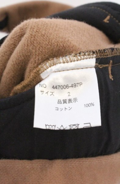 画像3: NO ID. BLACK / ラップバギーアンクルパンツ 2 キャメル O-26-02-16-018-NO-pa-YM-OS (3)