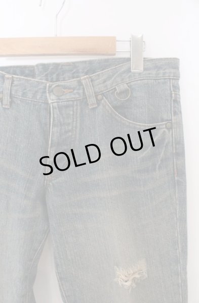 画像2: TORNADO MART / ステッチリペアダメージデニムパンツ M インディゴ O-26-02-16-019-TO-pa-YM-OS (2)