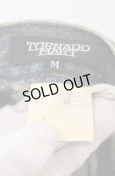 画像6: TORNADO MART / ステッチリペアダメージデニムパンツ M インディゴ O-26-02-16-019-TO-pa-YM-OS (6)