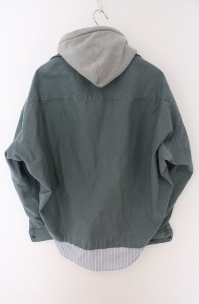 画像3: MAISON MIHARA YASUHIRO / TRIPLE LAYERED L/S SHIRTS シャツ M グリーン O-26-02-16-002-KU-sh-YM-OS (3)