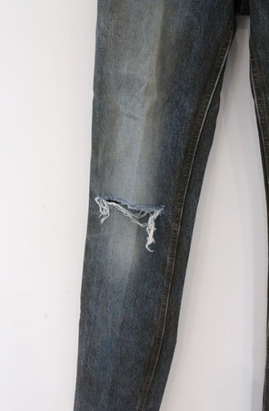 画像3: SHELLAC / コーティングダメージデニムパンツ 48 インディゴ O-26-02-16-020-SH-pa-YM-OS (3)