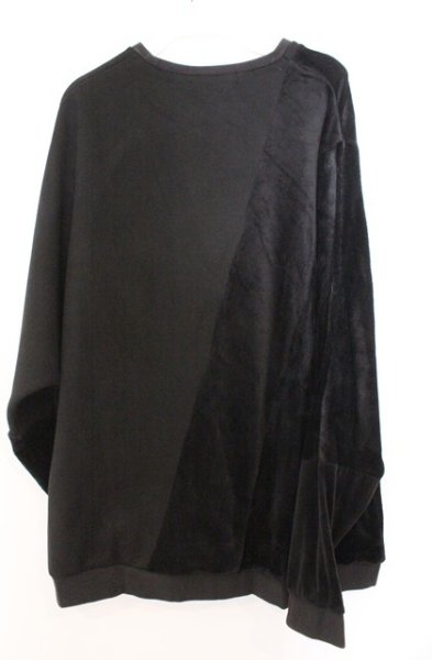 画像5: NO ID. / エコファー切替ドルマンスリーブC/Nプルオーバー 1 ブラック O-26-02-18-020-NO-to-YM-OS (5)