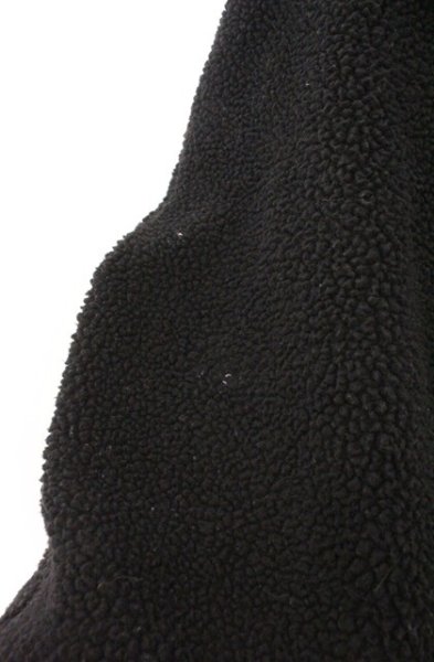 画像3: NO ID. / ポケット付ボアC/N プルオーバー ONE ブラックｘカーキ O-26-02-18-021-NO-to-YM-OS (3)