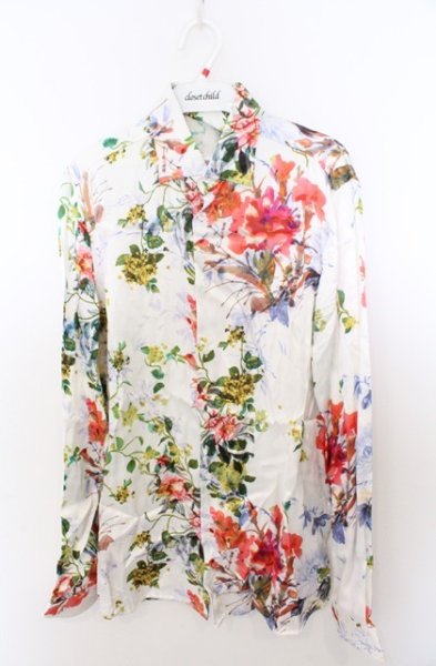 画像1: ZARA / レギュラーフィット花柄ツイルシャツ EU S マルチ O-26-02-18-026-ZA-sh-YM-OS (1)