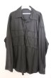 画像1: CIVARIZE / PUレザーオーバーサイズミリタリーシャツ F ブラック O-26-02-18-003-CI-sh-YM-OS (1)