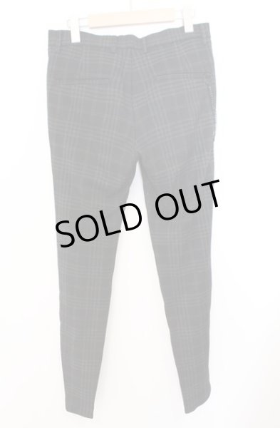 画像5: ZARA / チェーン付き裾ZIPタータンスキニーパンツ EU 36 ブラック O-26-02-18-028-ZA-pa-YM-ZT0222F (5)