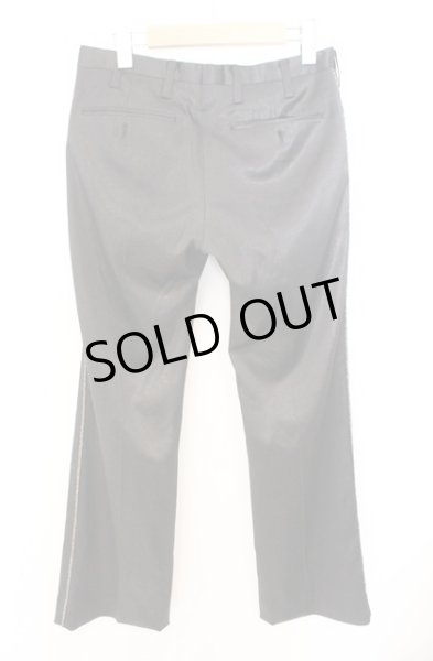 画像5: SOS TE NUTO / フルグリッターパイピングスラックスパンツ 44 ブラックｘゴールド O-26-02-18-029-SO-pa-YM-ZT022 (5)