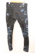 画像5: CIVARIZE / Avid カラー箔加工ストレッチスキニーデニムパンツ 44 ブルーｘブラック O-26-02-18-030-CI-pa-YM-OS (5)