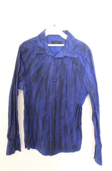 画像1: CIVARIZE / Brushコーティングしわ加工シャツ 46 ブルー O-26-02-18-004-CI-sh-YM-OS (1)