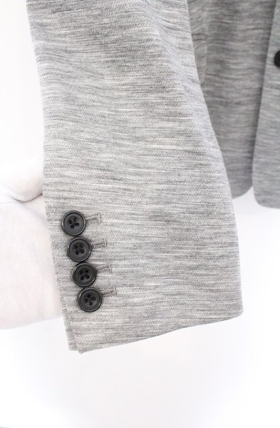 画像2: Zero by TORNADO MART / 麻コットンカノコジャケット L グレー O-26-02-18-007-Ze-ja-YM-OS (2)