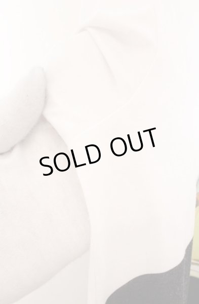 画像3: BUFFALO BOBS / CHOP CHOP(チョップチョップ) Vネック香水プリントTシャツ 3-4 ブラックｘホワイト O-26-02-18-010-BU-ts-YM-ZT375 (3)