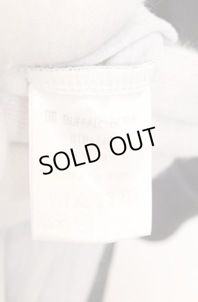 画像4: BUFFALO BOBS / CHOP CHOP(チョップチョップ) Vネック香水プリントTシャツ 3-4 ブラックｘホワイト O-26-02-18-010-BU-ts-YM-ZT375 (4)