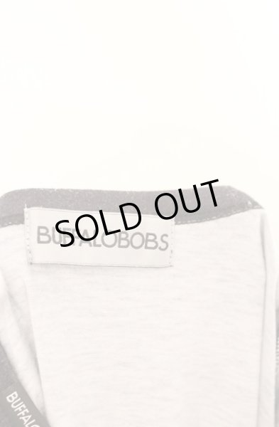 画像2: BUFFALO BOBS / CHOP CHOP(チョップチョップ) Vネック香水プリントTシャツ 3-4 ブラック O-26-02-18-011-BU-ts-YM-ZT375 (2)