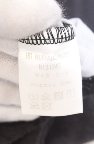 画像4: BUFFALO BOBS / CHOP CHOP(チョップチョップ) Vネック香水プリントTシャツ 3-4 ブラック O-26-02-18-011-BU-ts-YM-OS (4)