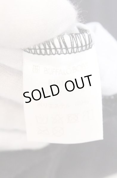 画像4: BUFFALO BOBS / CHOP CHOP(チョップチョップ) Vネック香水プリントTシャツ 3-4 ブラック O-26-02-18-011-BU-ts-YM-ZT375 (4)