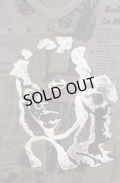 画像3: BUFFALO BOBS / レディスパンコールTシャツ 1 チャコール O-26-02-18-012-BU-to-YM-OS (3)