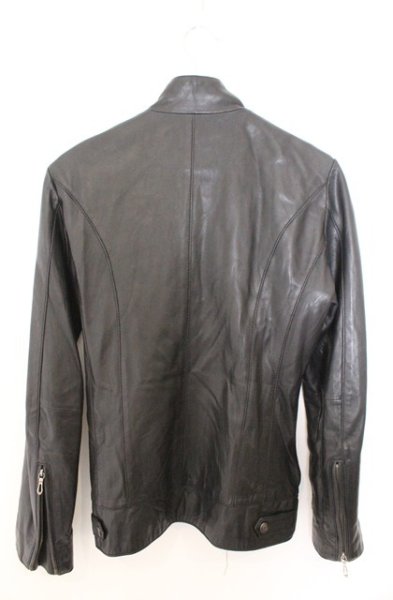 画像5: 5351pour les Hommes / ナチュラルラムブラックシングルライダースジャケット 1 ブラック O-26-02-18-015-53-ja-YM-OS (5)