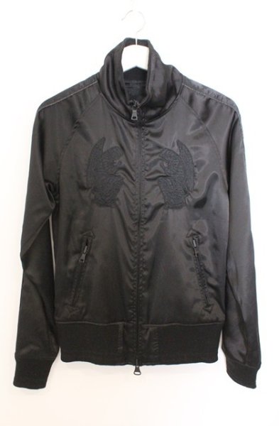 画像1: FUGA / GLORY OF GOD スタンドネックスタジャン 44 ブラック O-26-02-18-002-FU-ja-YM-OS (1)