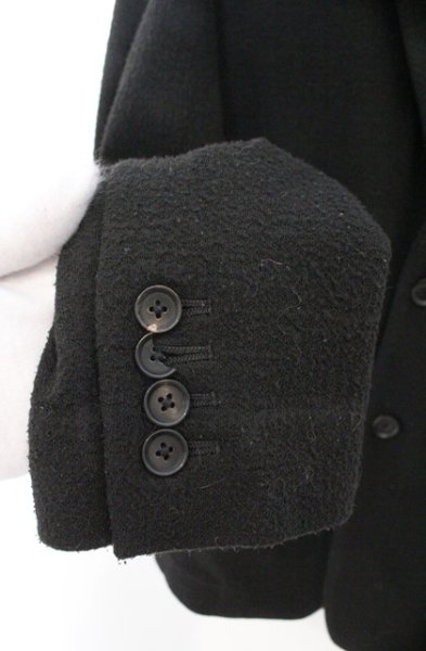 画像2: NO ID. / ストレッチジャージー2Bテーラードジャケット 1 ブラック O-26-02-18-018-NO-ja-YM-OS (2)